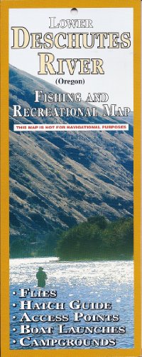 Lower Deschutes River Fishing and Recreation Map – Frank Amato Publications